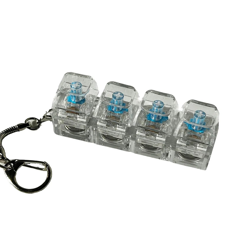 ClickKeyCaps LED Anti-Stress Clicker Schlüsselanhänger