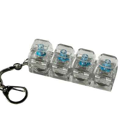 ClickKeyCaps LED Anti-Stress Clicker Schlüsselanhänger