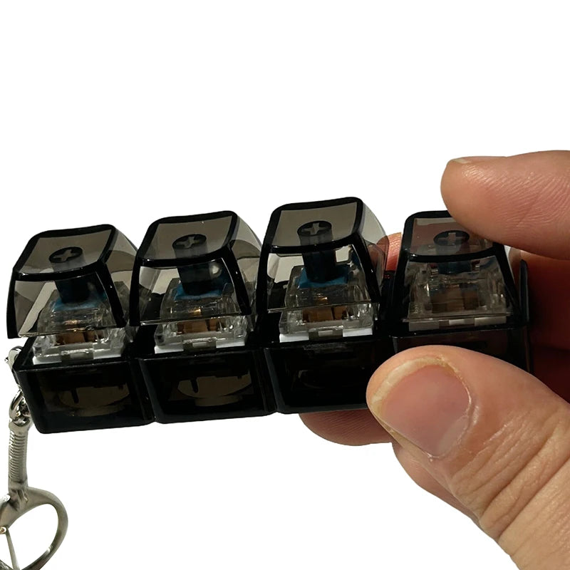 ClickKeyCaps LED Anti-Stress Clicker Schlüsselanhänger